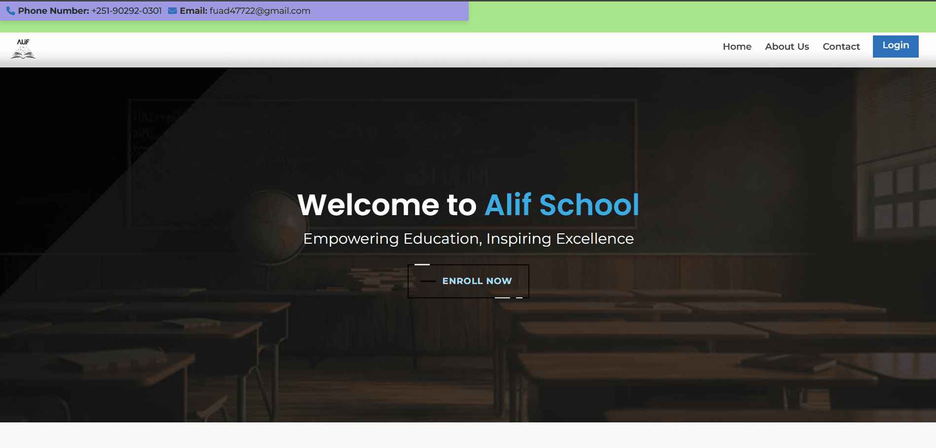 Alif School Management System